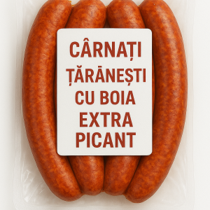 Carnati taranesti cu boia extra picanta
